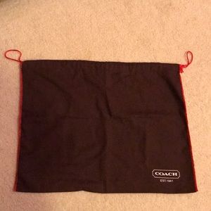 Authentic Coach Dust Bag (large)